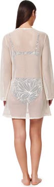 Profile by Gottex Plantopia Crochet Mini Dress Cover-Up