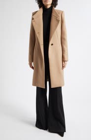 Reiss Max Wrapover Wool Blend Coat