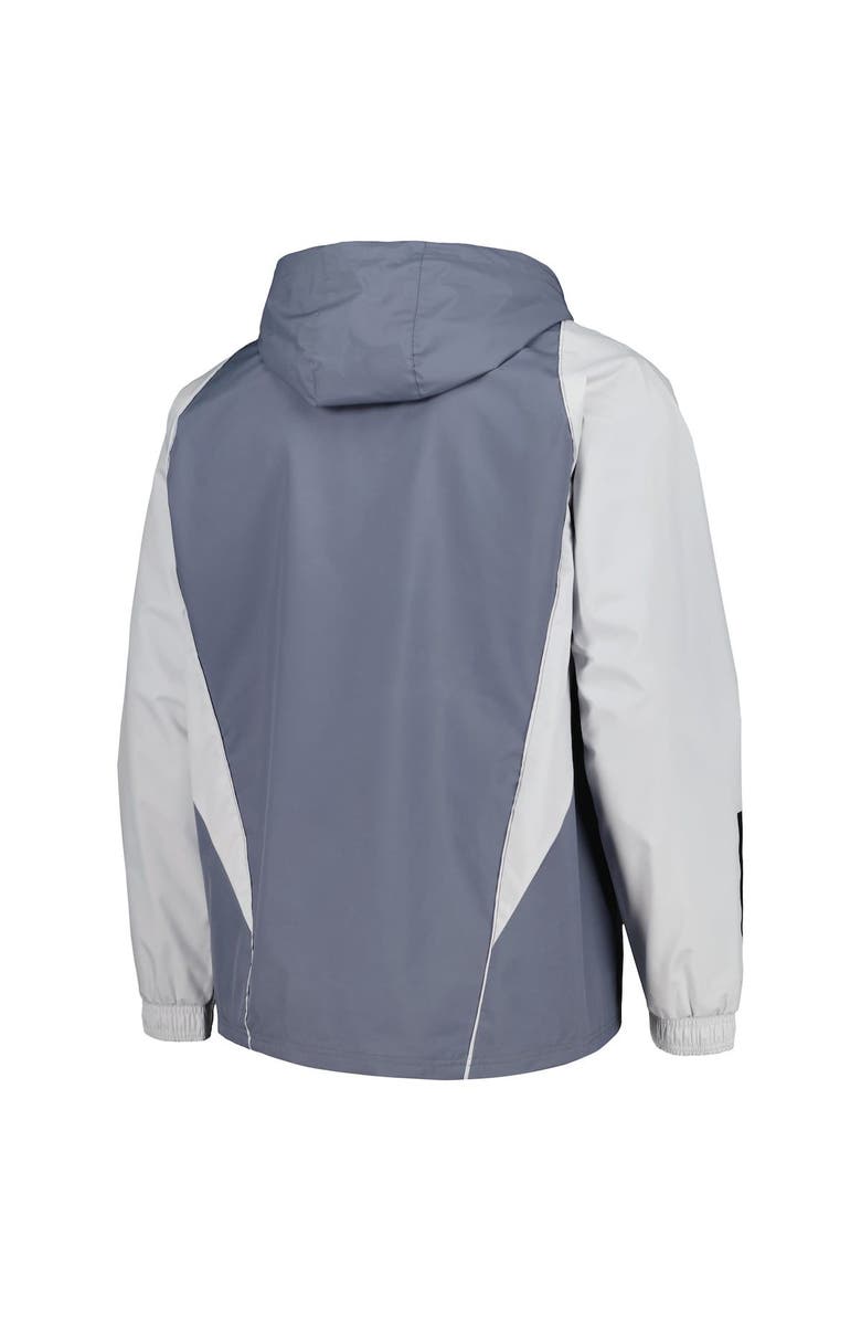 adidas Men's adidas Charcoal New York City FC All-Weather Raglan Hoodie Full-Zip Jacket, Alternate, color, 