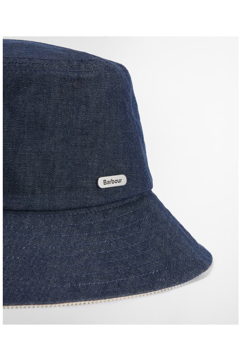 Asker Water Resistant Waxed Denim Bucket Hat, Alternate, color, INDIGO
