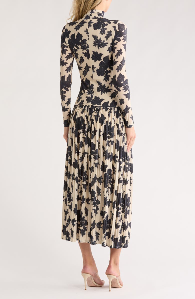 Ulla Johnson Amaya Floral Long Sleeve Dress, Alternate, color, Moonflower