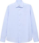 MANGO Solid Regular Fit Button-Up Shirt