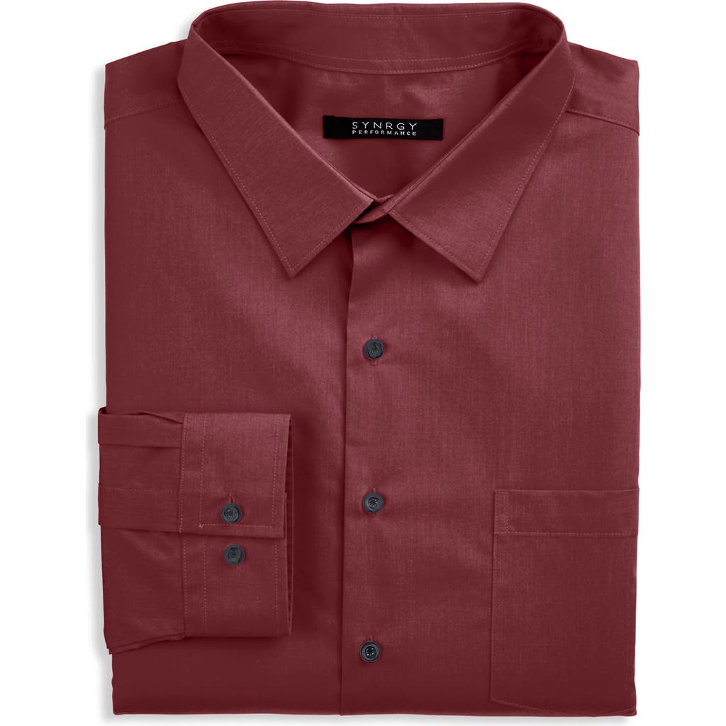 Synrgy By Dxl Big & Tall Performance Heather Dress Shirt