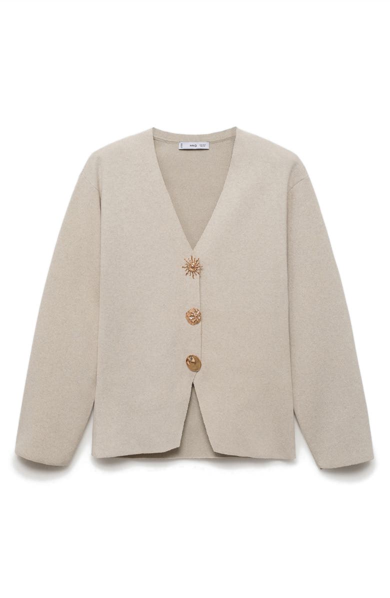 MANGO Mixed Button Cardigan, Alternate, color,