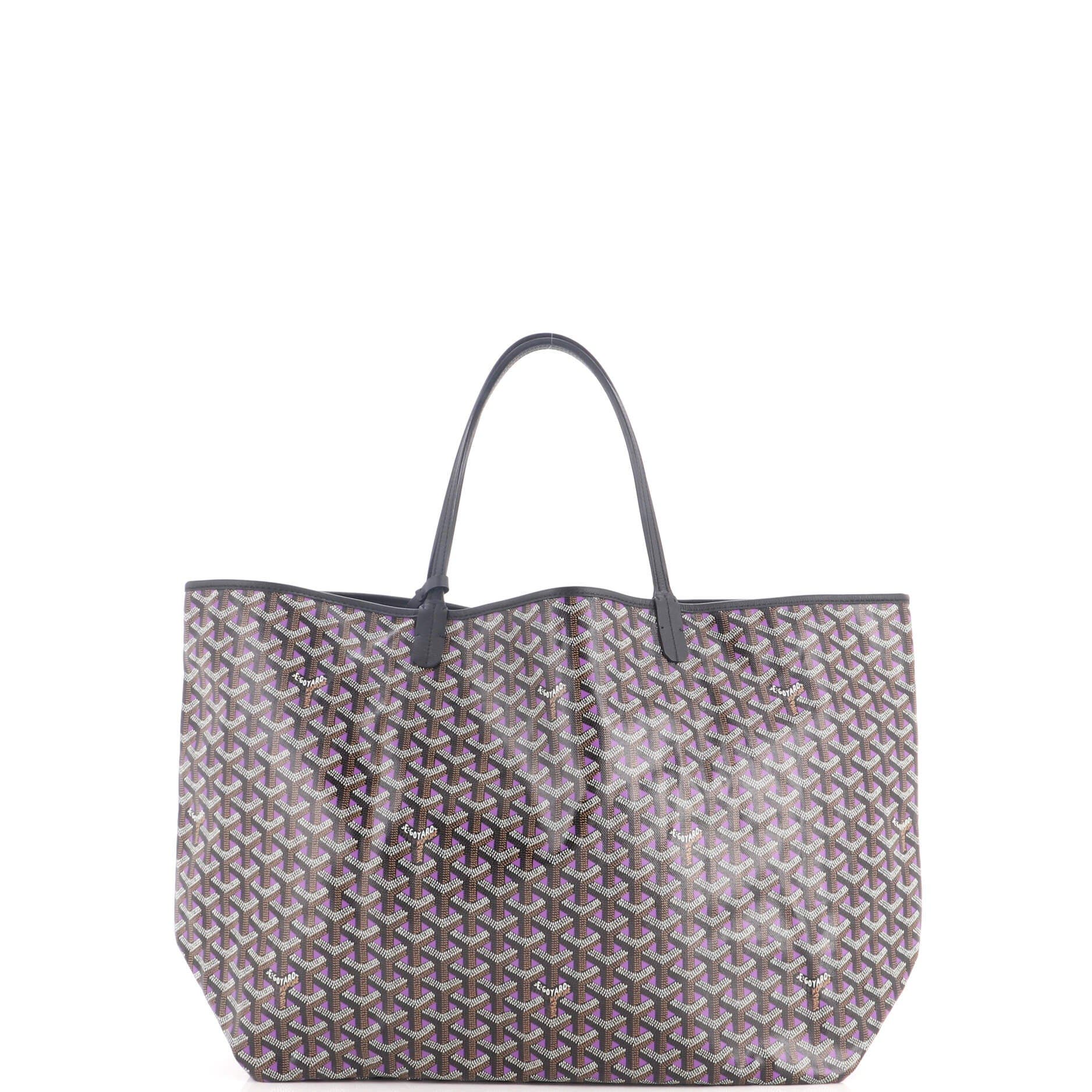 Saint Louis Tote Claire Voie Coated Canvas GM, Alternate, color, Purple