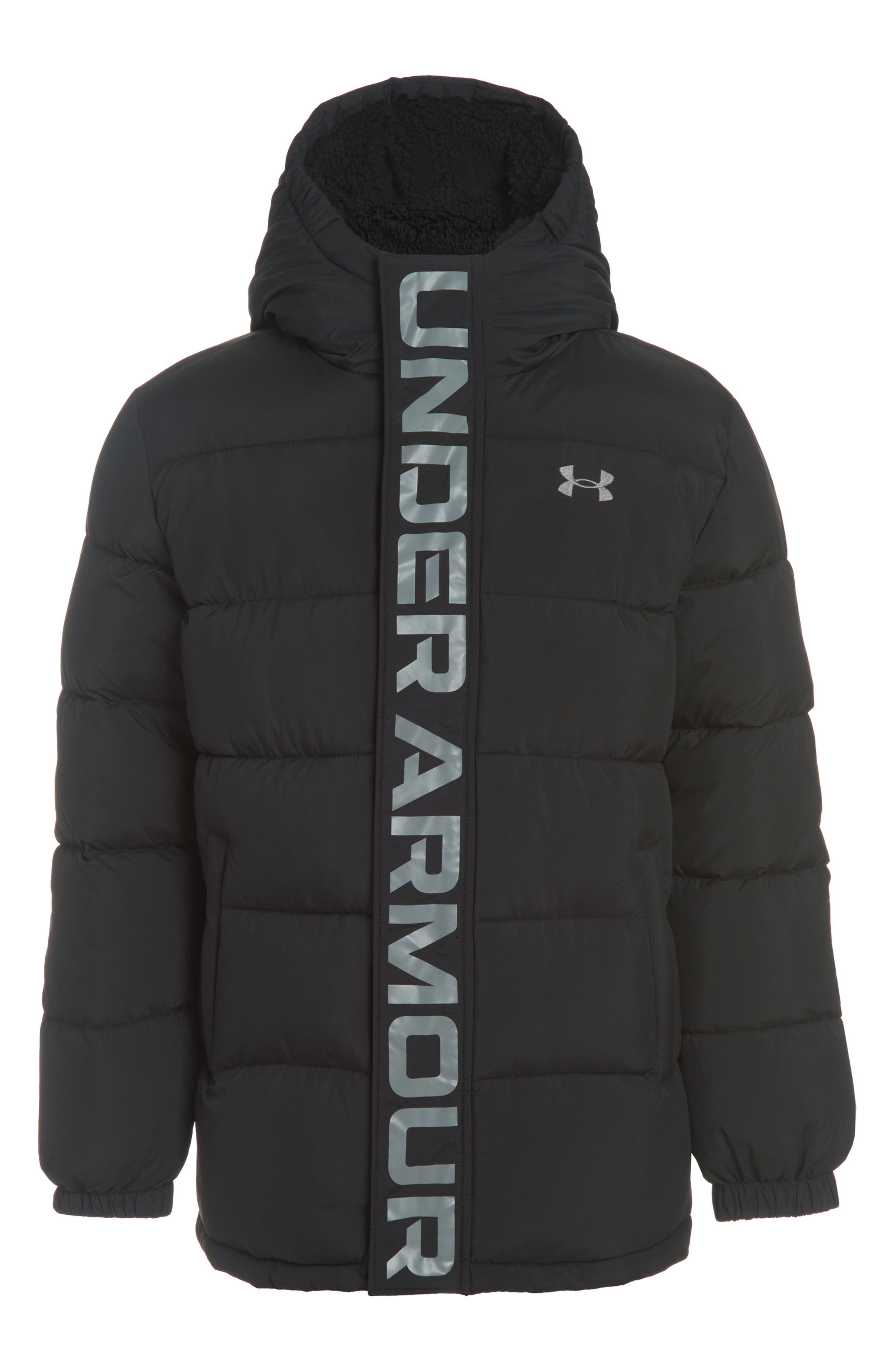Under Armour Kids' Magnus Water Repellent Faux Shearling Lined Puffer ...