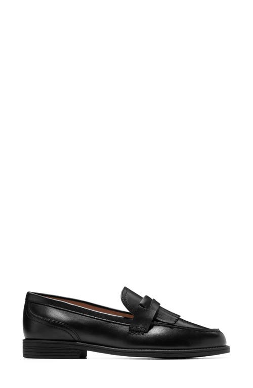 Cole Haan Stassi Kiltie Fringe Loafer In Black