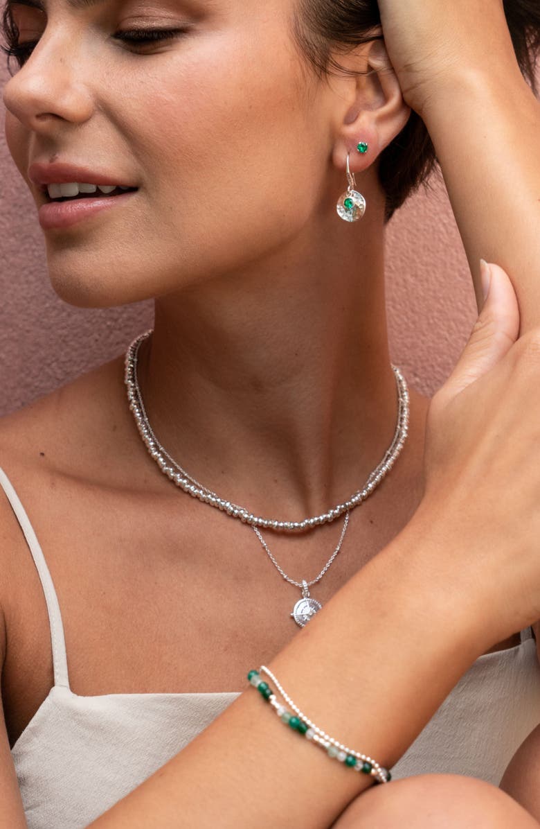 Dower & Hall Signature Small Nugget Necklace, Alternate, color, Sterling Silver