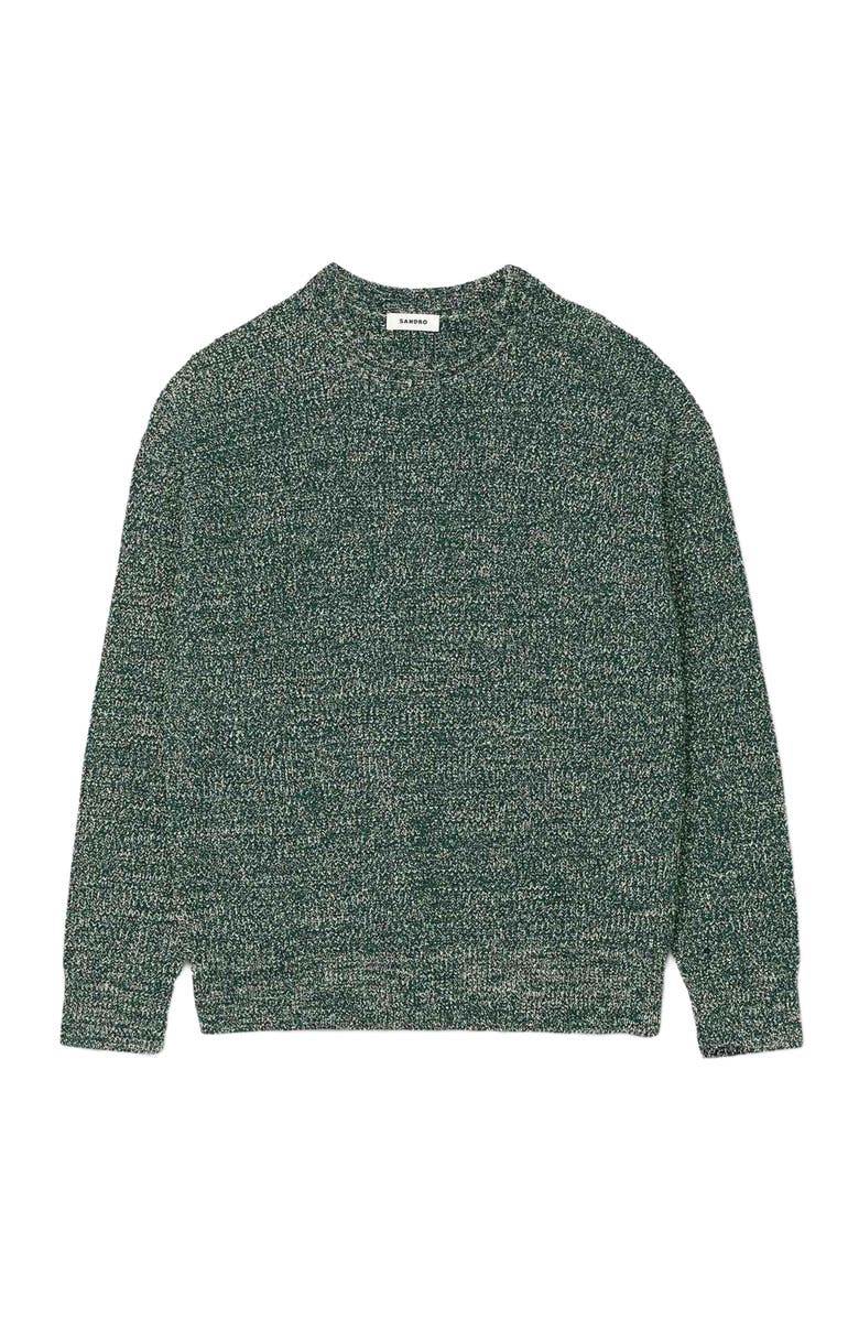 SANDRO Chenille sweater, Alternate, color, Super Green