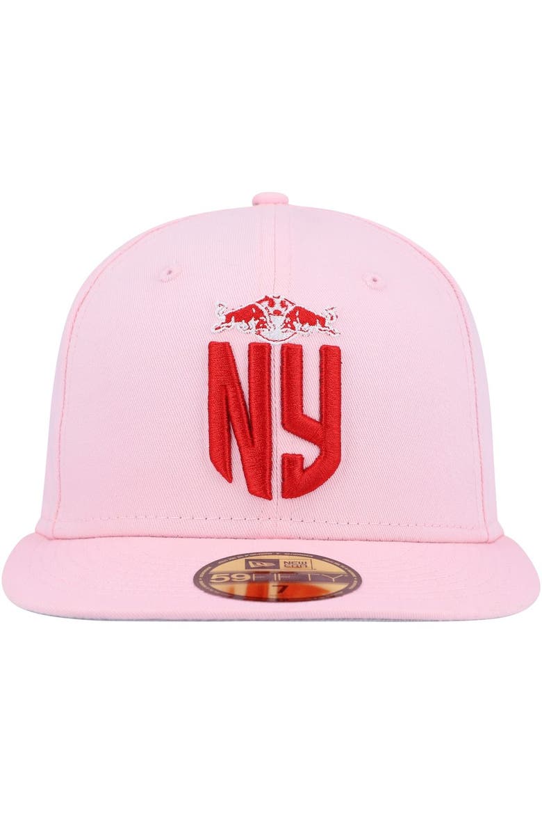Men's New Era Pink New York Red Bulls Pastel Pack 59FIFTY Fitted Hat, Alternate, color, Pink