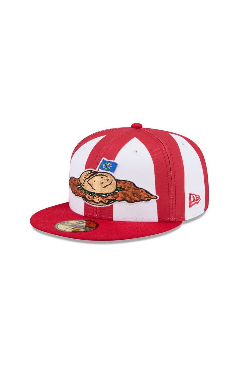 New Era Men's New Era Red Fort Wayne TinCaps Theme Nights 59FIFTY Fitted Hat, Main, color, Red