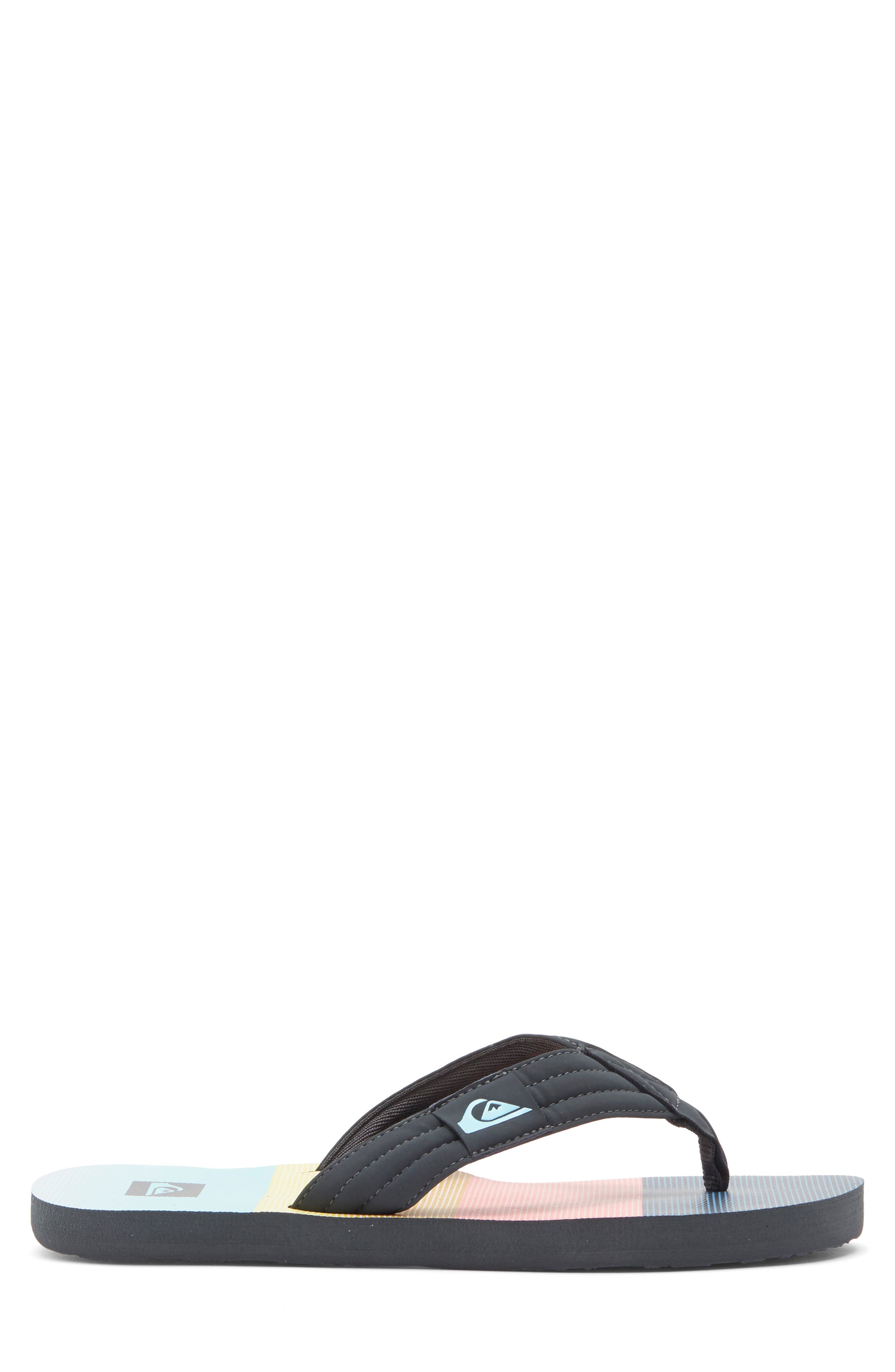 Dune Flip Flop, Alternate, color, DARK GREY/ MULTI/ MULTI