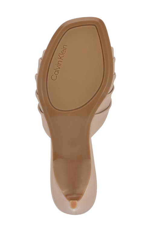 Calvin Klein Imeena Sandal In Light Natural