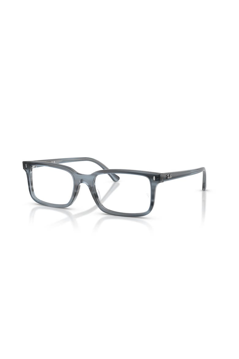 54mm Square optical glasses, Main, color, Blue