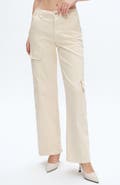 Bayeas High Waist Cargo Wide Leg Jeans