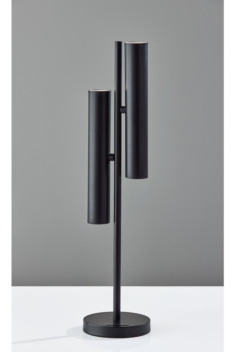 Greer LED Table Lamp, Alternate, color, BLACK