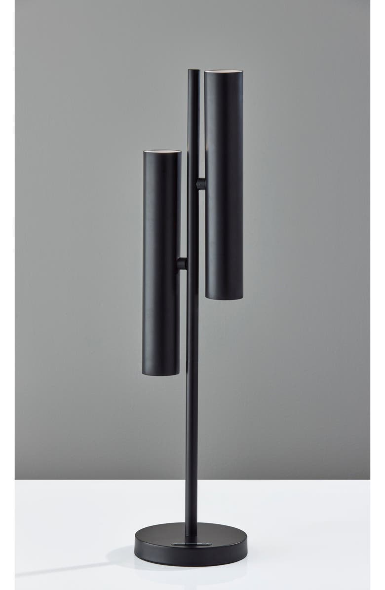 ADESSO LIGHTING Greer LED Table Lamp, Alternate, color, Black