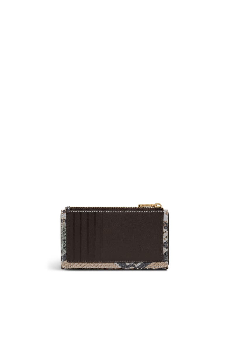 Radley Coin Street - Faux Snake Medium Ziptop Wallet, Alternate, color, Pine Needle