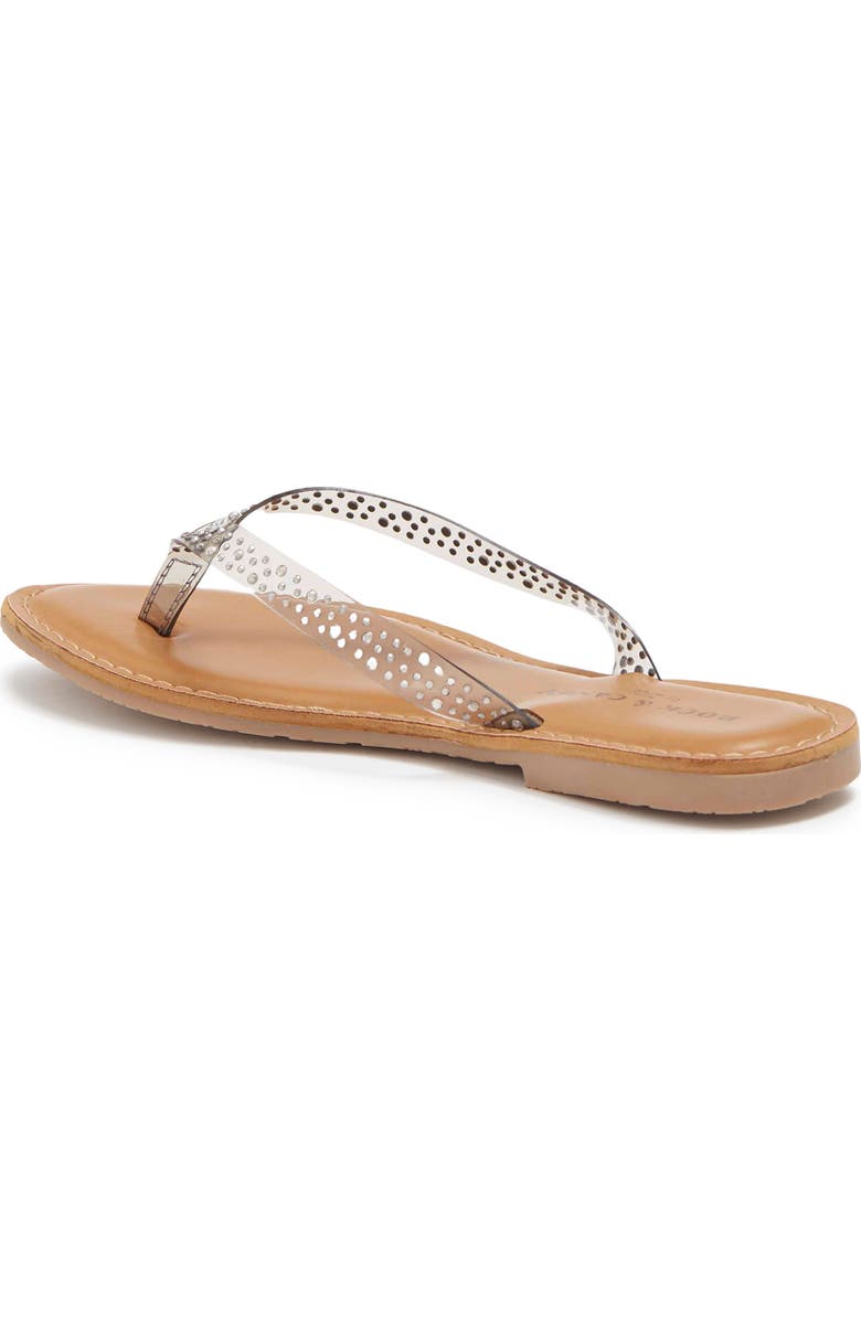 ROCK AND CANDY Rock & Candy Embellished Clear Strap Flip-Flop Sandal, Alternate, color,