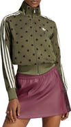 adidas Originals Firebird Polka Dot Satin Track Jacket