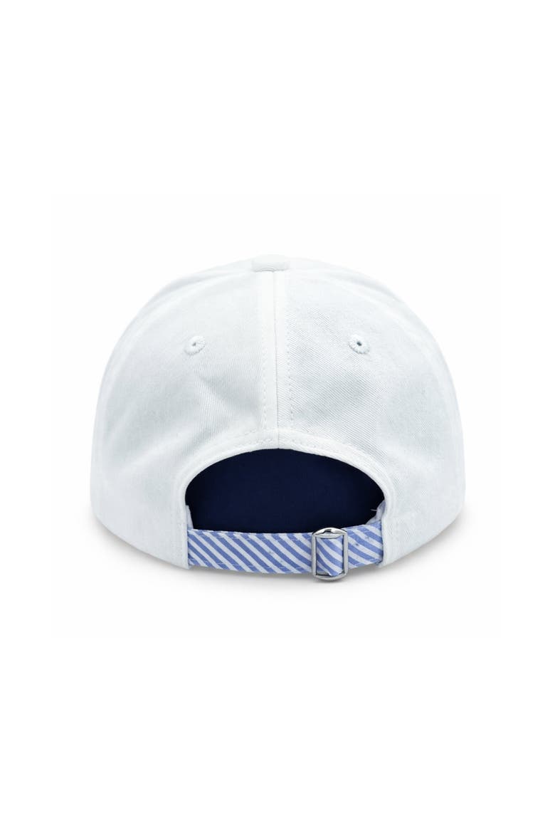 American Flag Baseball Hat, Alternate, color, White