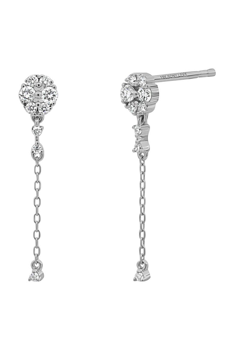 Liora Diamond Drop Earrings, Main, color, 18K WHITE GOLD