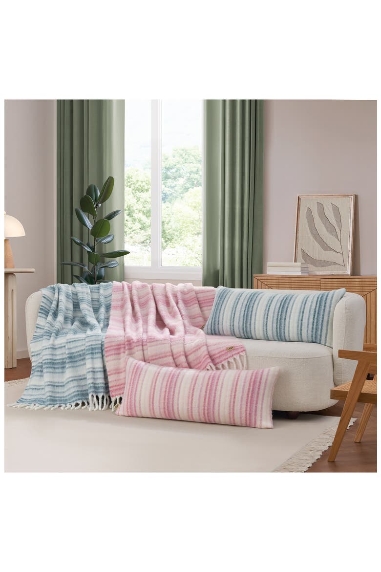 Joana Accent Pillow, Alternate, color, CREAM / DUSTY ORCHID