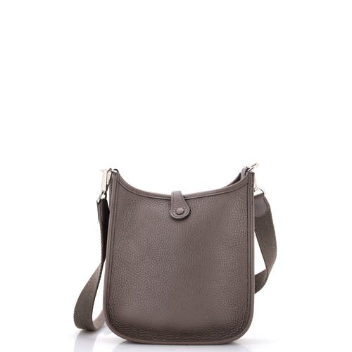 Pre-owned Hermes Hermes Evelyne Bag Gen Iii Clemence Tpm In Gray