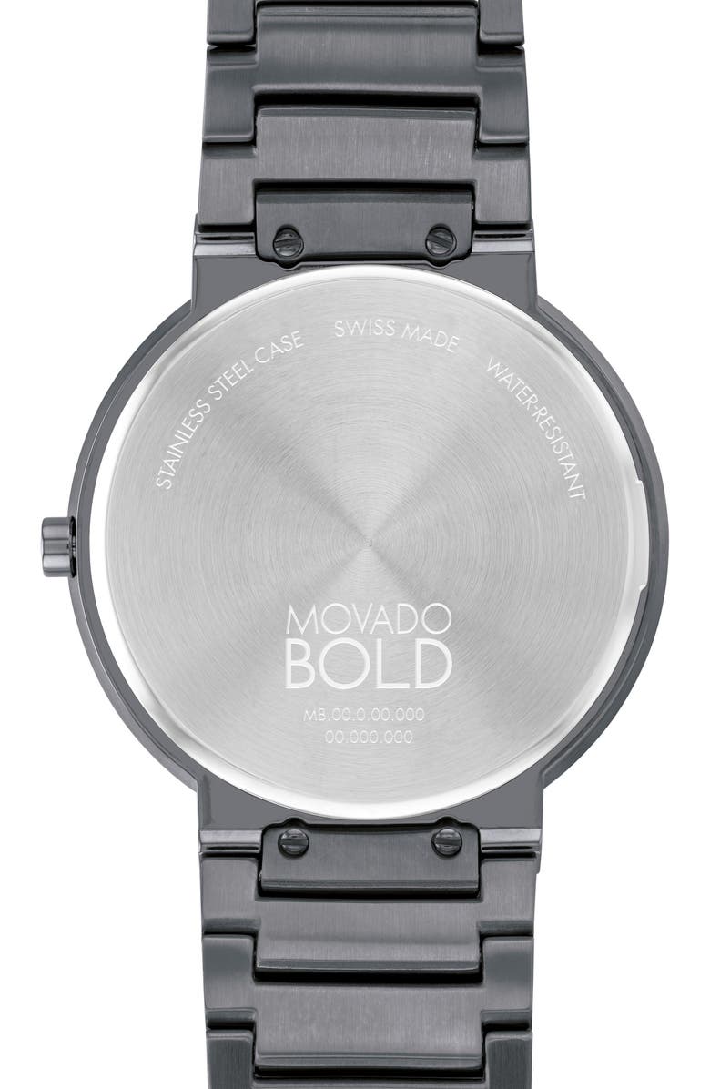 Movado Horizon Bracelet Watch, 40mm, Alternate, color, Blue