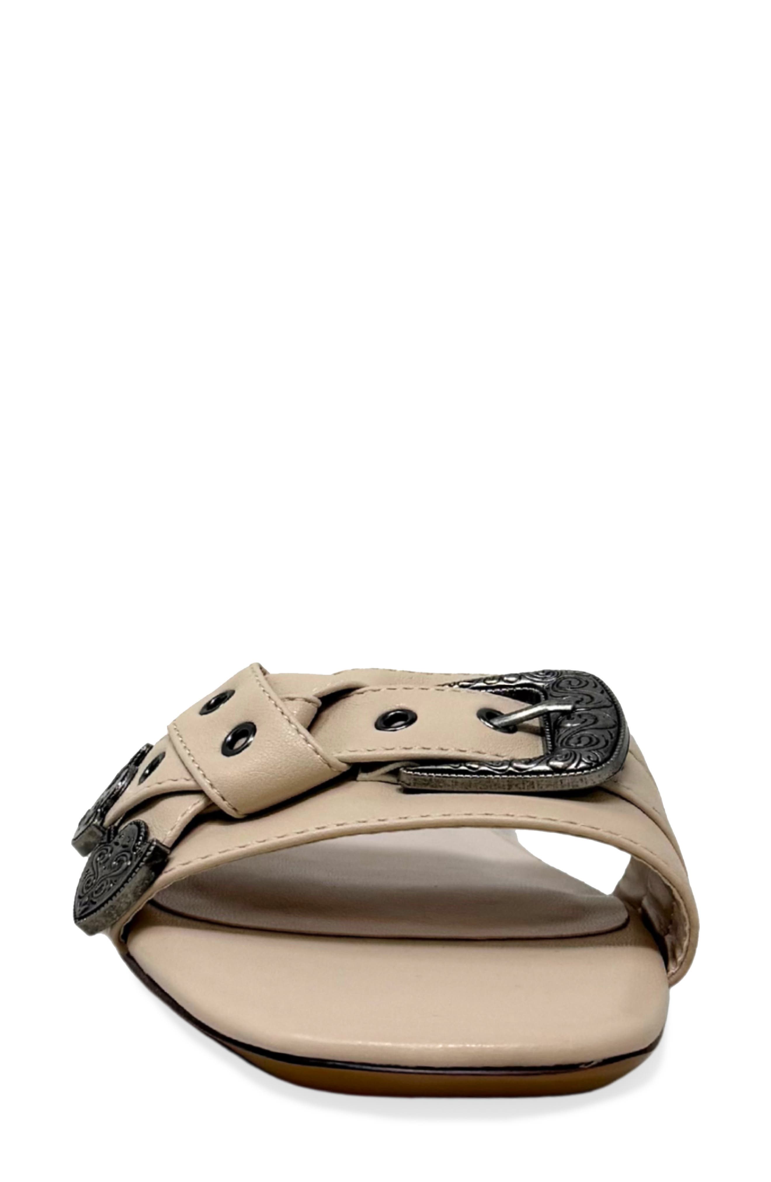 SHUSHOP Darryl Slide Sandal, Alternate, color, Beige