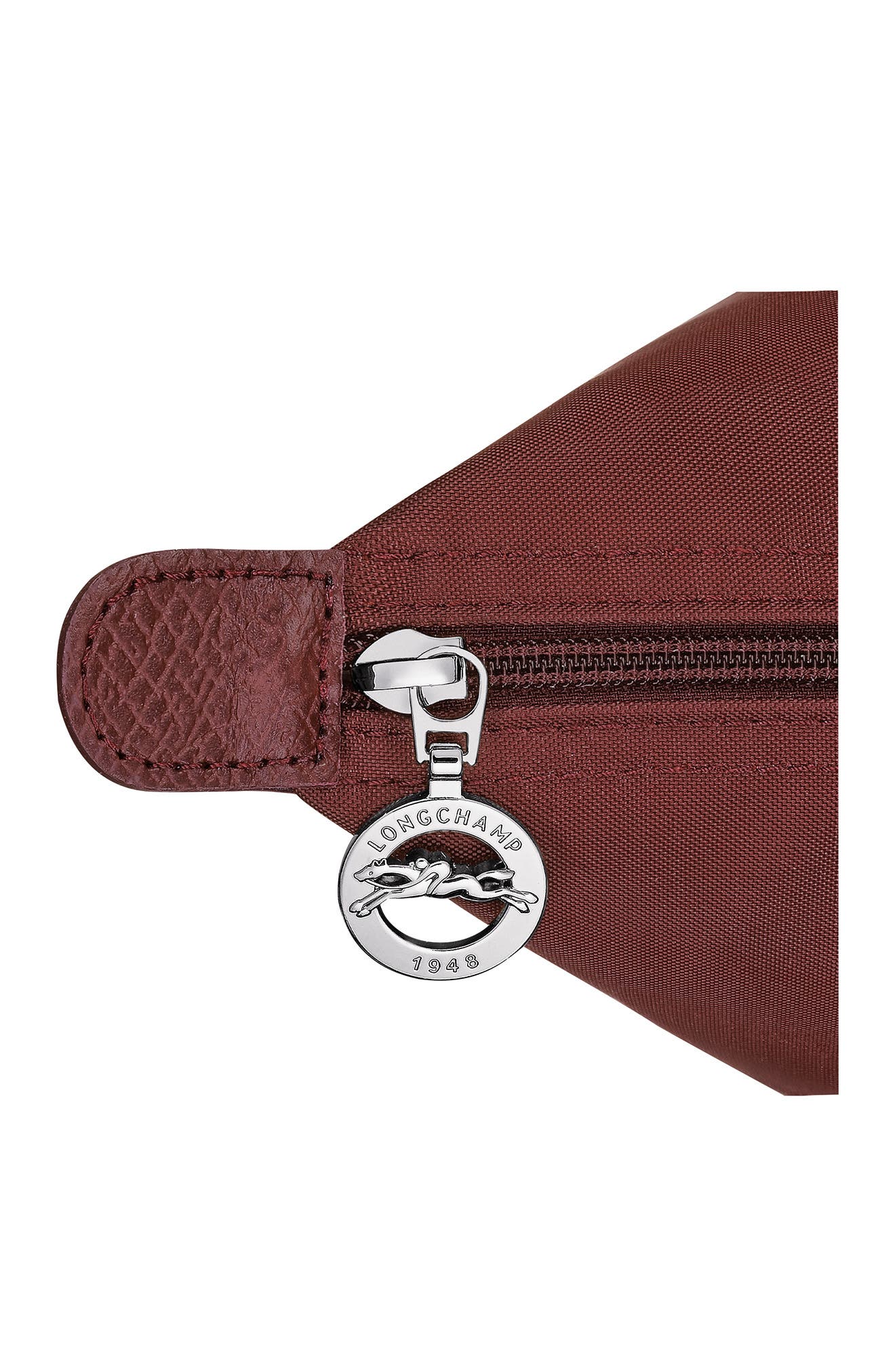 Longchamp Medium Le Pliage One Nylon Shoulder Tote, Alternate, color, Burgundy