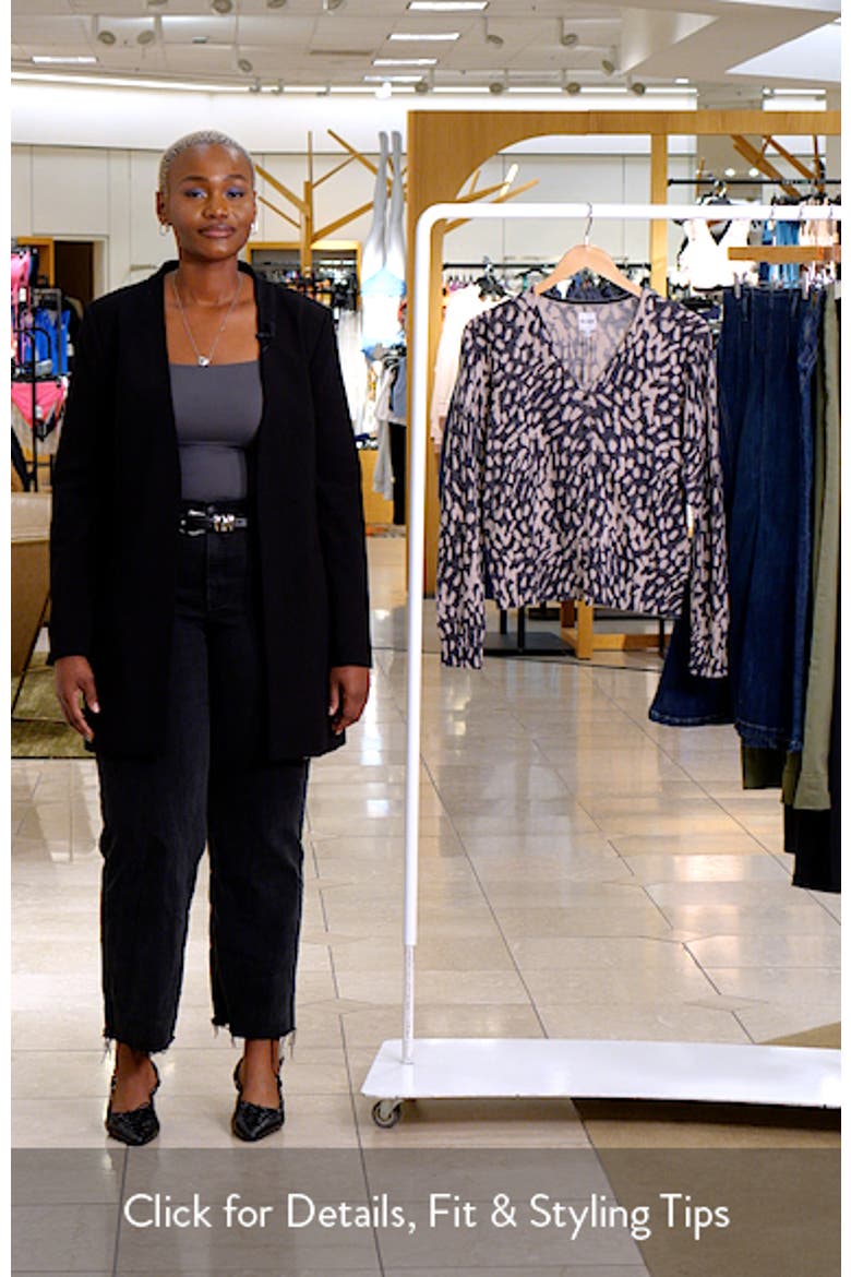 Wild Dot Cotton Blend Cardigan video