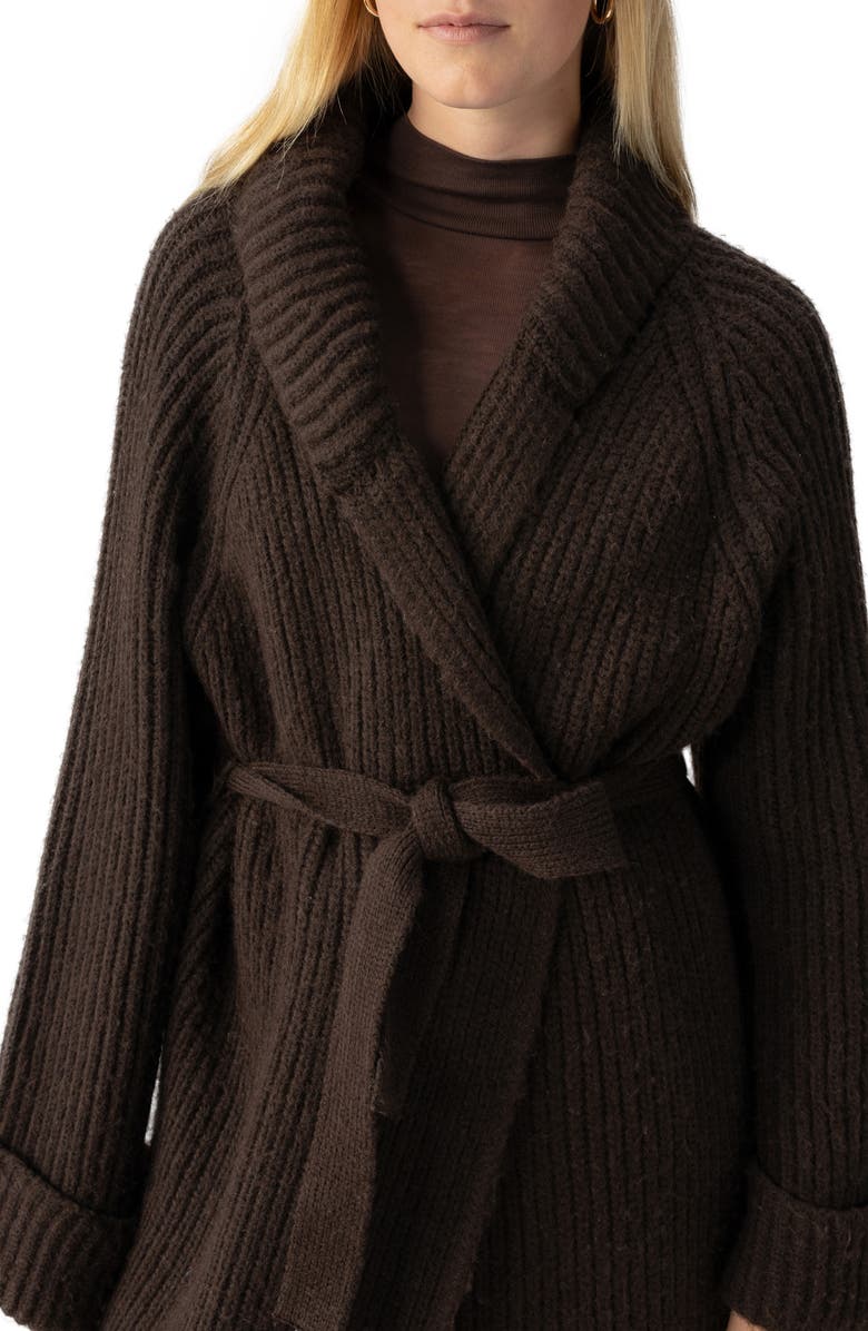 Sanctuary All I Need Longline Belted Cardigan, Alternate, color,