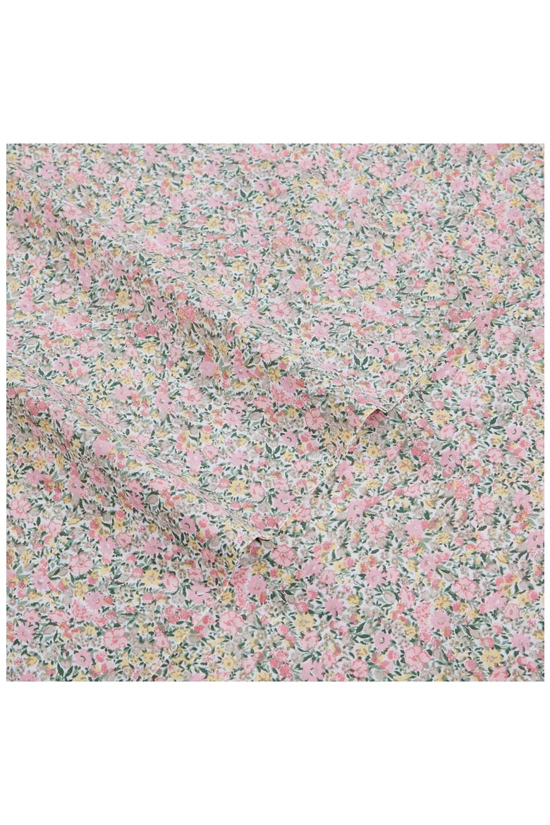 Loveston Cotton Sheet Set, Alternate, color, PINK/ GREEN