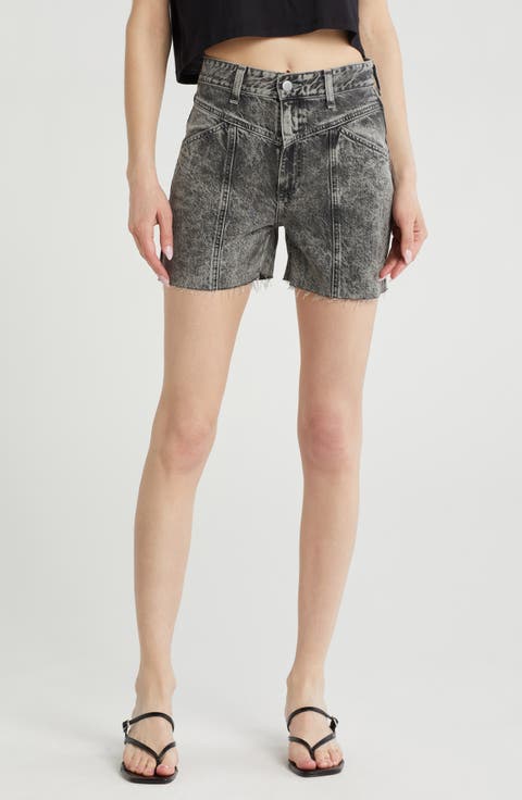 The Tomas X High Waist Denim Shorts (Diversion)