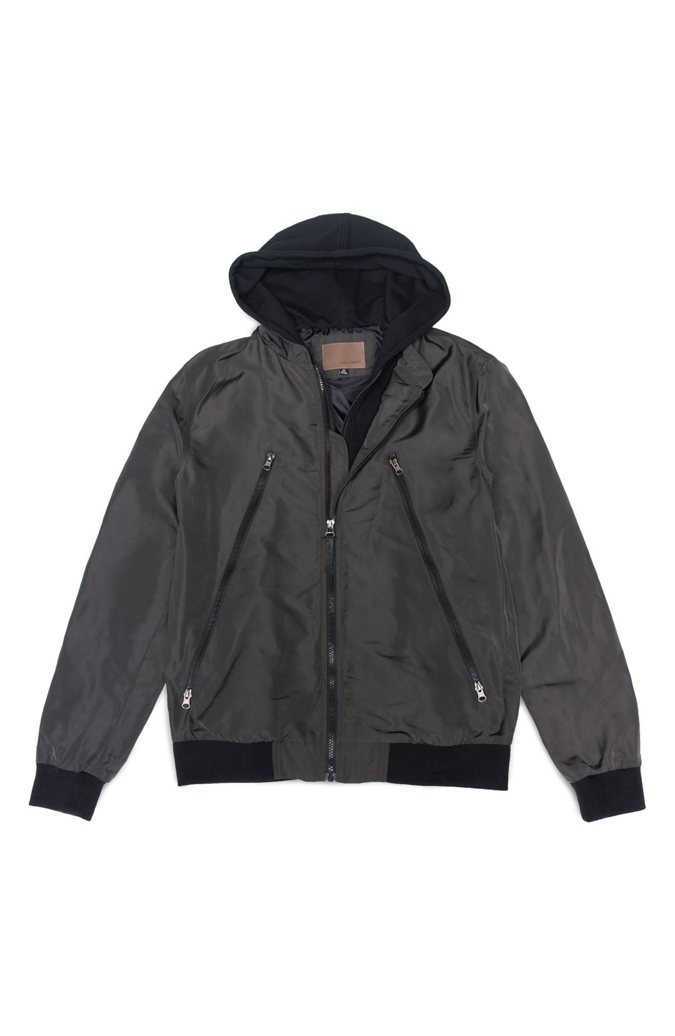 Civil Society Verdi Hooded Bomber Jacket (Men) | Nordstromrack