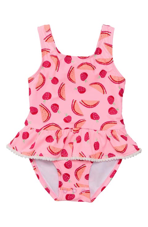 Berry Sweet Skirted One-Piece Swimsuit (Baby)