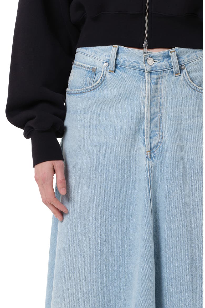 Odin Denim A-Line Maxi Skirt, Alternate, color, LOST