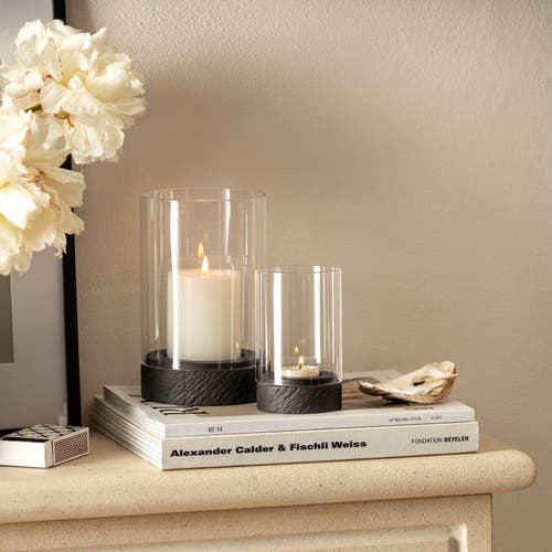 Villeroy & Boch Manufacture Rock Home Hurricane Lamp Medium In Clear
