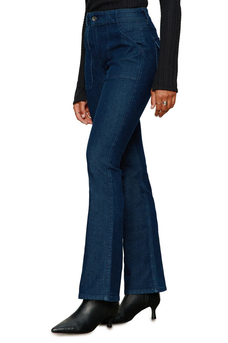 Hayden Utility Bootcut Jeans, Alternate, color, PLOT TWIST BLUE