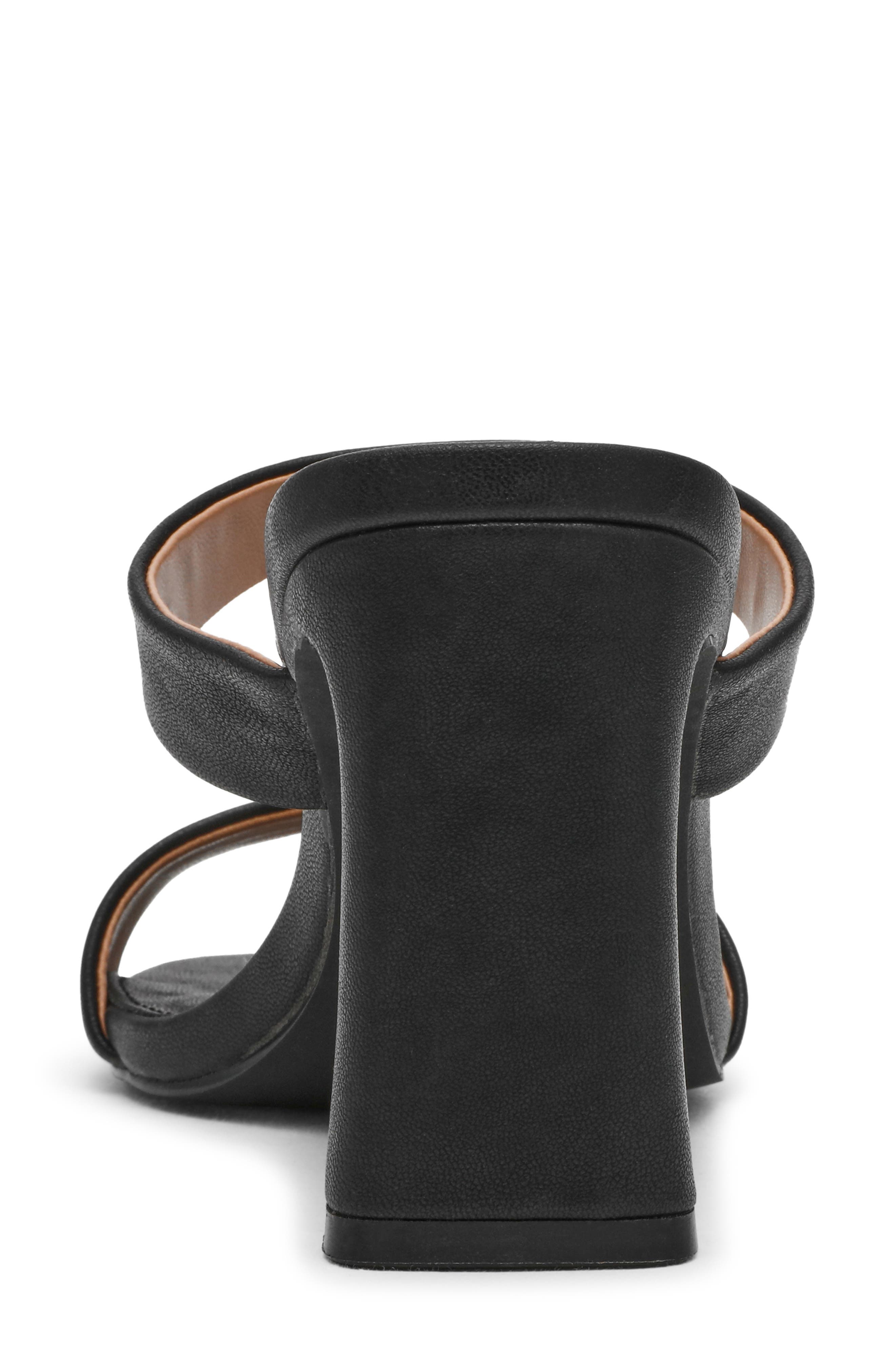 DV by Dolce Vita Veniss Block Heel Slide Sandal, Alternate, color, Black