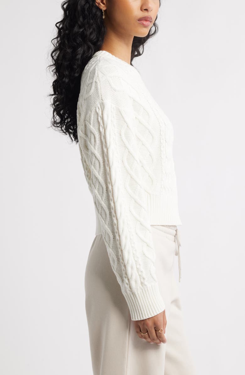 Cable Pullover Sweater