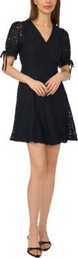 CeCe Lace Puff Sleeve Minidress