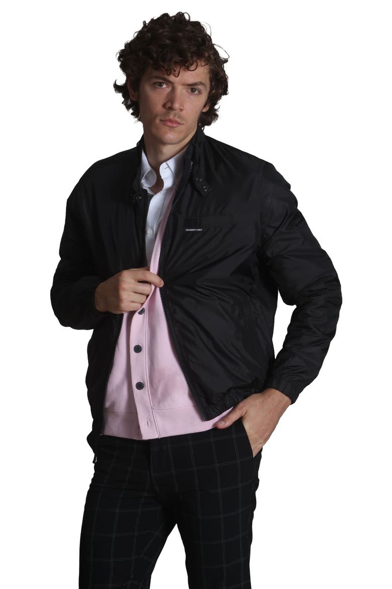 Men's Windbreaker Packable Jacket, Main, color, Black