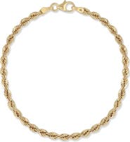 Bony Levy 14K Gold Rope Chain Bracelet