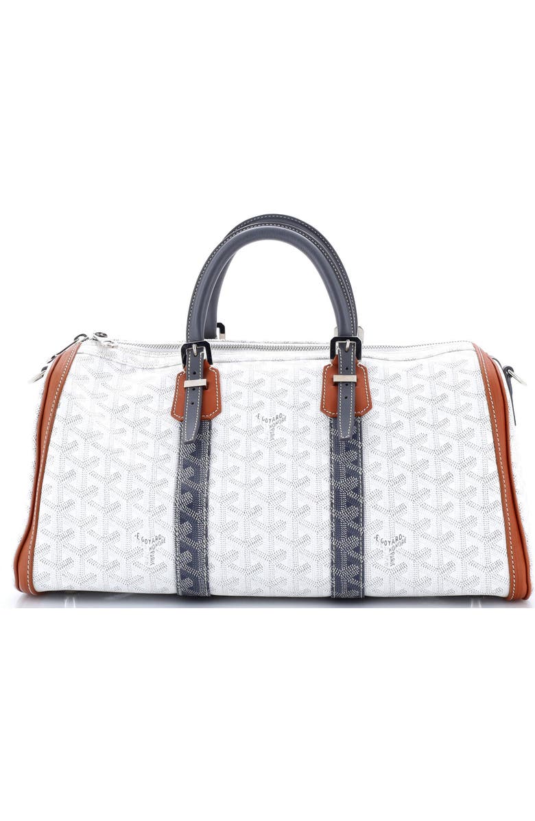 Pre-Owned Goyard Croisiere Bag Coated Canvas 35, Main, color, White