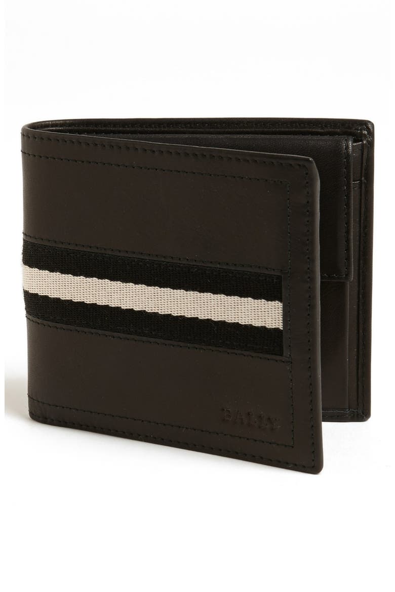 'Tye' Coin Pouch Wallet, Main, color, BLACK