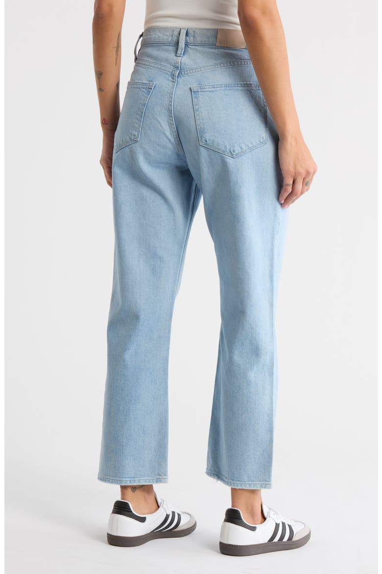Sawyer High Waist Ankle Straight Leg Jeans, Alternate, color, BRIGHTSIDE