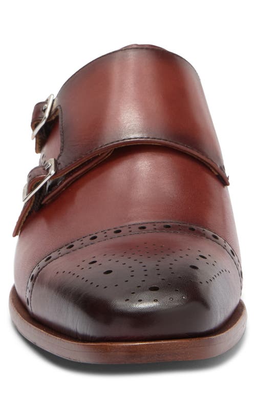 Shop Curatore Revelli Monk Shoe In Chestnut