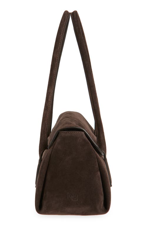 Reformation Small Caterina Shoulder Bag In Boss Suede